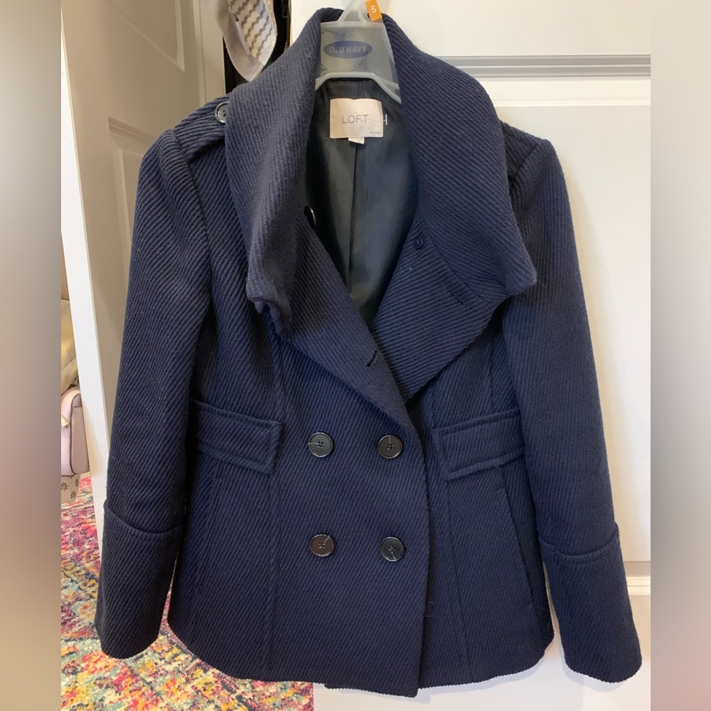 The Loft Navy Blue peacoat